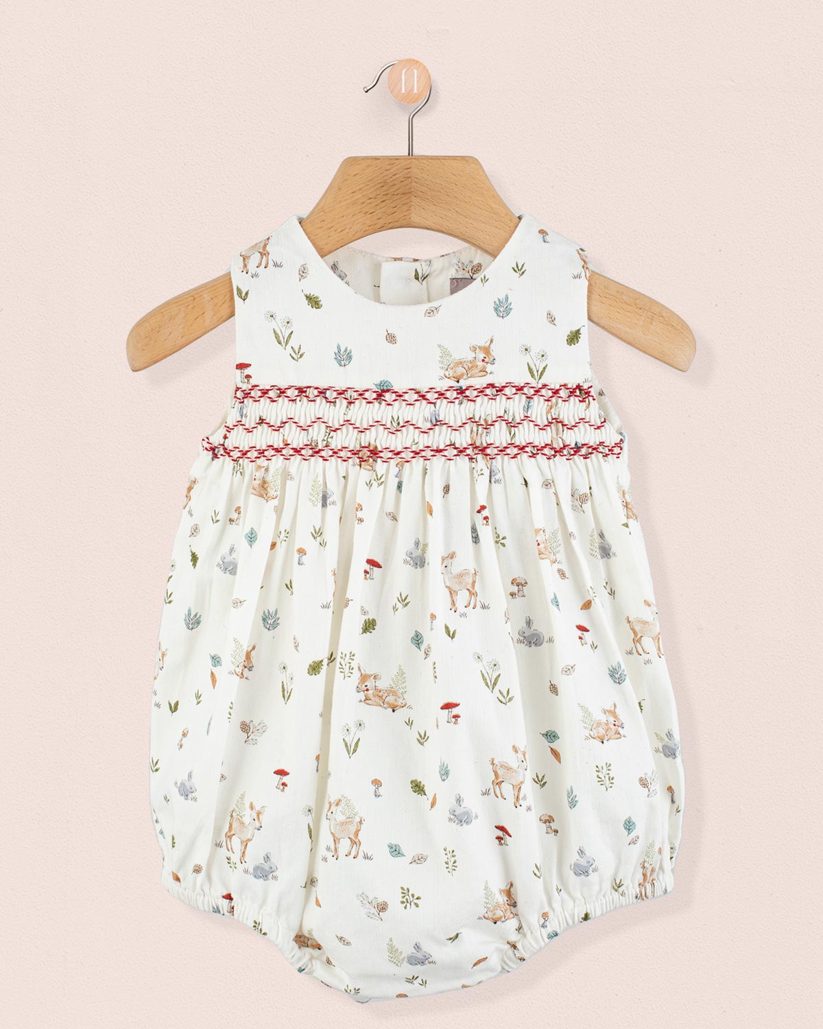Kensington Red Fawn Romper